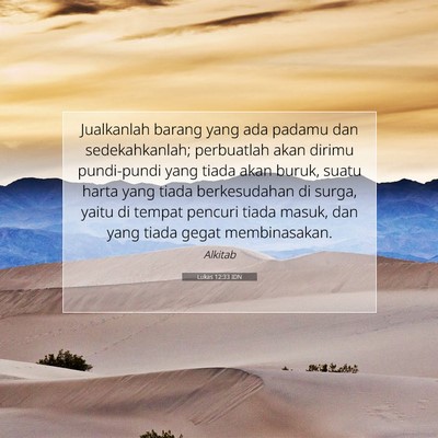 Lukas 12:33 IDN Gambar Ayat Alkitab