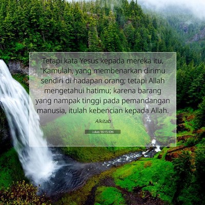 Lukas 16:15 IDN Gambar Ayat Alkitab