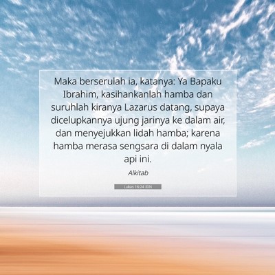 Lukas 16:24 Ayat Alkitab Dijelaskan