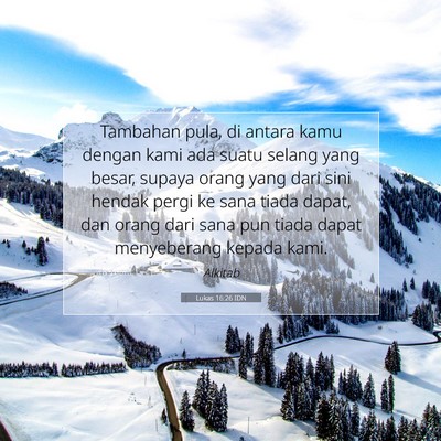 Lukas 16:26 Ayat Alkitab Dijelaskan