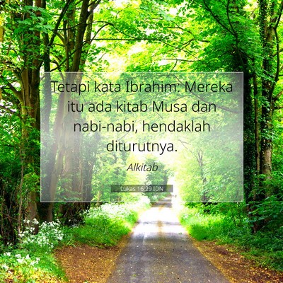 Lukas 16:29 Ayat Alkitab Dijelaskan