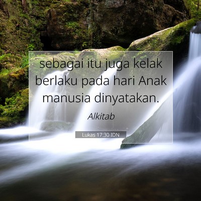 Lukas 17:30 Ayat Alkitab Dijelaskan