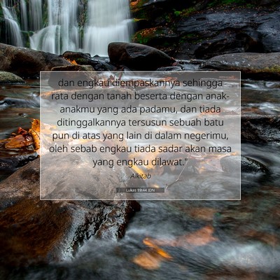 Lukas 19:44 IDN Gambar Ayat Alkitab