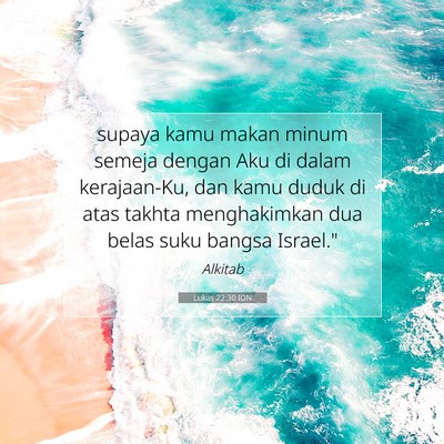 Lukas 22:30 Ayat Alkitab Dijelaskan