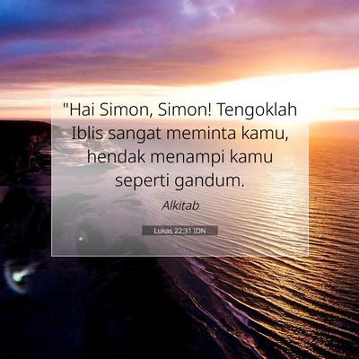 Lukas 22:31 IDN Gambar Ayat Alkitab