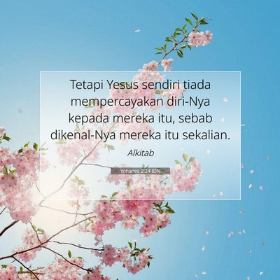 Yohanes 2:24 Ayat Alkitab Dijelaskan