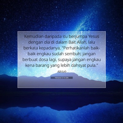 Yohanes 5:14 IDN Gambar Ayat Alkitab