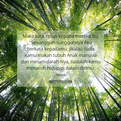 Yohanes 6:53 Ayat Alkitab Dijelaskan