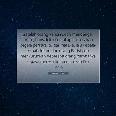 Yohanes 7:32 IDN Gambar Ayat Alkitab