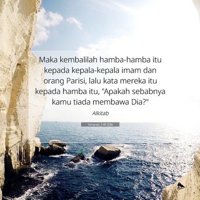 Yohanes 7:45 IDN Gambar Ayat Alkitab