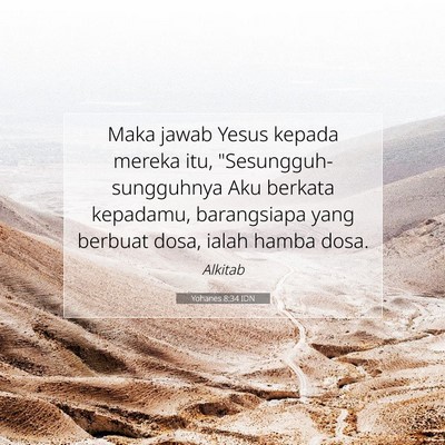 Yohanes 8:34 IDN Gambar Ayat Alkitab