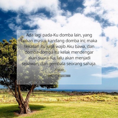 Yohanes 10:16 Ayat Alkitab Dijelaskan