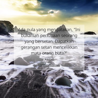 Yohanes 10:21 IDN Gambar Ayat Alkitab