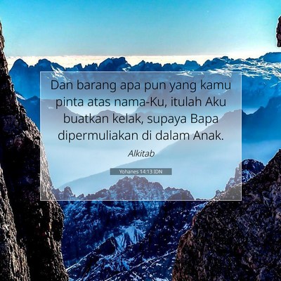 Yohanes 14:13 IDN Gambar Ayat Alkitab