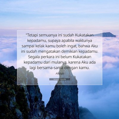 Yohanes 16:4 IDN Gambar Ayat Alkitab