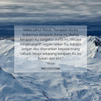 Yohanes 18:36 IDN Gambar Ayat Alkitab