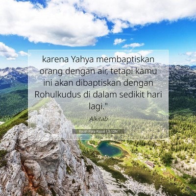 Kisah Para Rasul 1:5 IDN Gambar Ayat Alkitab