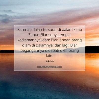 Kisah Para Rasul 1:20 IDN Gambar Ayat Alkitab