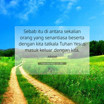 Kisah Para Rasul 1:21 IDN Gambar Ayat Alkitab