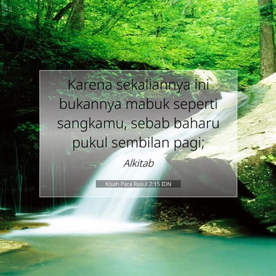 Kisah Para Rasul 2:15 Ayat Alkitab Dijelaskan