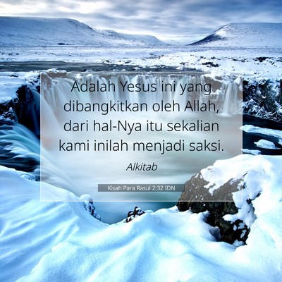 Kisah Para Rasul 2:32 IDN Gambar Ayat Alkitab