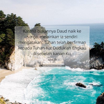 Kisah Para Rasul 2:34 Ayat Alkitab Dijelaskan