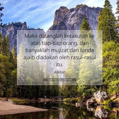 Kisah Para Rasul 2:43 Ayat Alkitab Dijelaskan