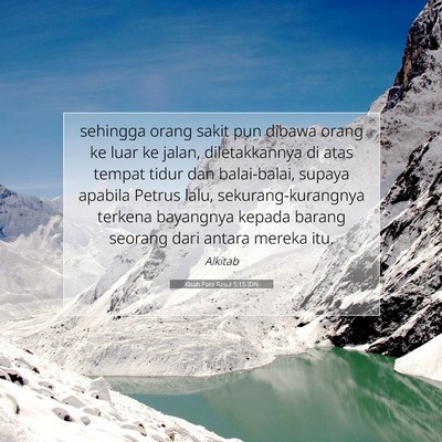 Kisah Para Rasul 5:15 IDN Gambar Ayat Alkitab