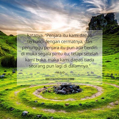 Kisah Para Rasul 5:23 IDN Gambar Ayat Alkitab