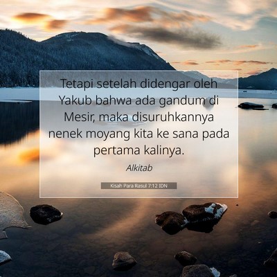 Kisah Para Rasul 7:12 IDN Gambar Ayat Alkitab
