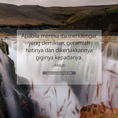 Kisah Para Rasul 7:54 IDN Gambar Ayat Alkitab