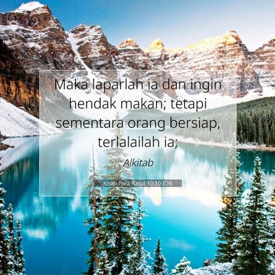 Kisah Para Rasul 10:10 Ayat Alkitab Dijelaskan