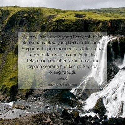 Kisah Para Rasul 11:19 Ayat Alkitab Dijelaskan