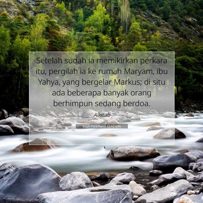 Kisah Para Rasul 12:12 IDN Gambar Ayat Alkitab