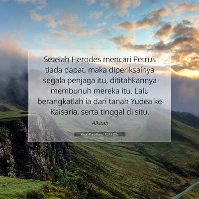 Kisah Para Rasul 12:19 IDN Gambar Ayat Alkitab