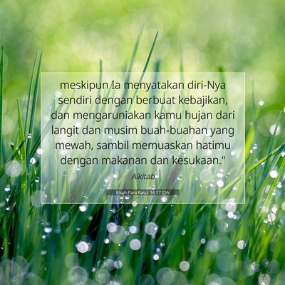 Kisah Para Rasul 14:17 IDN Gambar Ayat Alkitab