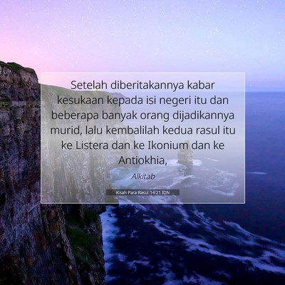 Kisah Para Rasul 14:21 Ayat Alkitab Dijelaskan
