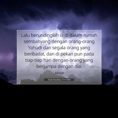 Kisah Para Rasul 17:17 Ayat Alkitab Dijelaskan