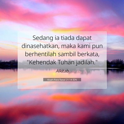 Kisah Para Rasul 21:14 IDN Gambar Ayat Alkitab