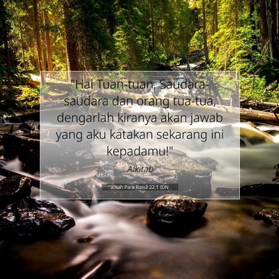 Kisah Para Rasul 22:1 Ayat Alkitab Dijelaskan