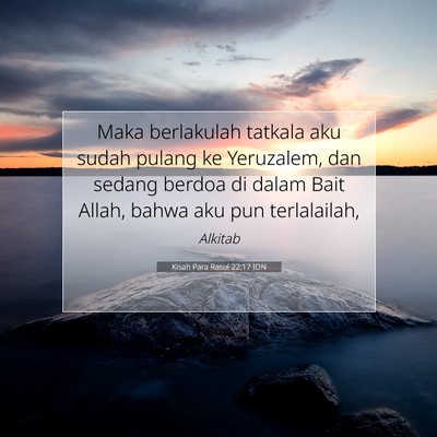 Kisah Para Rasul 22:17 IDN Gambar Ayat Alkitab