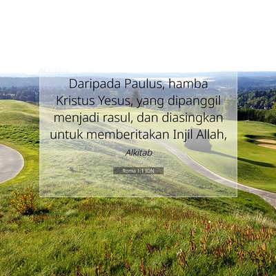 Roma 1:1 IDN Gambar Ayat Alkitab