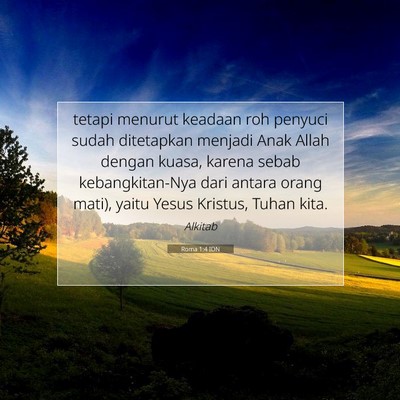 Roma 1:4 IDN Gambar Ayat Alkitab