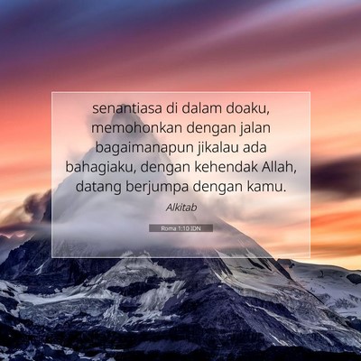 Roma 1:10 IDN Gambar Ayat Alkitab