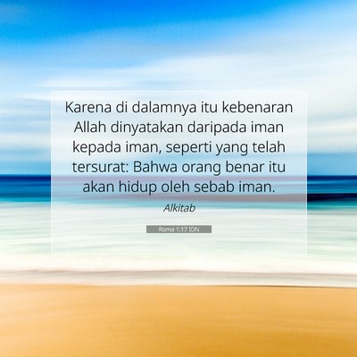 Roma 1:17 IDN Gambar Ayat Alkitab