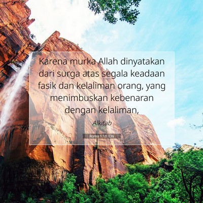 Roma 1:18 IDN Gambar Ayat Alkitab