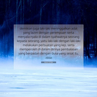 Roma 1:27 IDN Gambar Ayat Alkitab