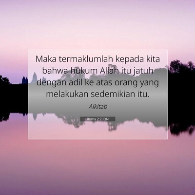 Roma 2:2 IDN Gambar Ayat Alkitab