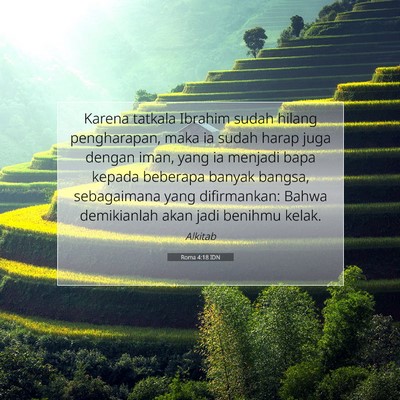 Roma 4:18 Ayat Alkitab Dijelaskan