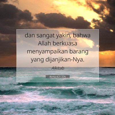 Roma 4:21 Ayat Alkitab Dijelaskan